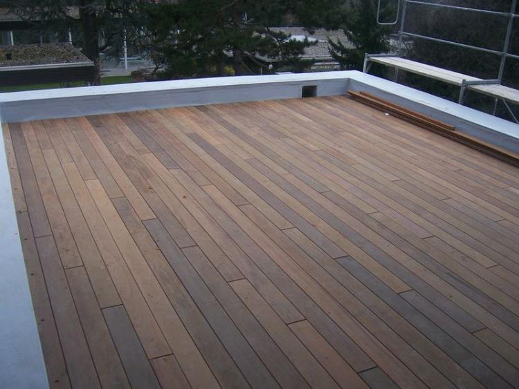 Terrasse aus IPE-Holz
