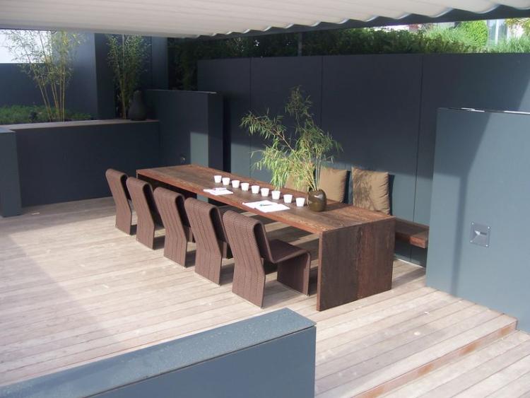 Terrasse aus IPE-Holz