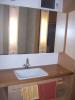 Abdeckung in Eiche-Massiv, Schrank in Vogelaugenahorn